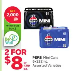 Rexall PEPSI Mini Cans offer