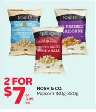 Rexall NOSH & CO. Popcorn offer