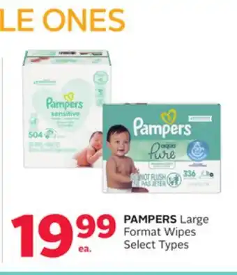 Rexall PAMPERS Large Format Wipes offer