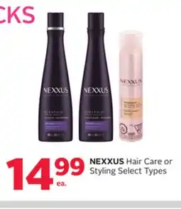 Rexall NEXXUS Hair Care or Styling offer