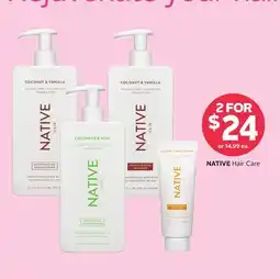 Rexall NATIVE Hair Care offer