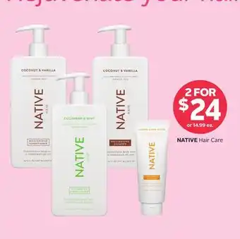 Rexall NATIVE Hair Care offer