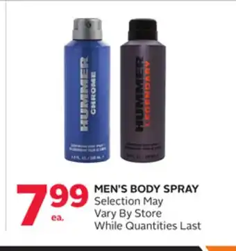 Rexall MEN'S BODY SPRAY offer