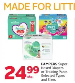 Rexall PAMPERS Super Boxed Diapers or Training Pants offer