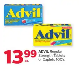 Rexall ADVIL Regular Strength Tablets or Caplets 100's offer