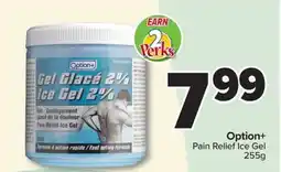PharmaChoice Option+ Pain Relief Ice Gel offer