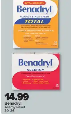 PharmaChoice Benadryl Allergy Relief offer