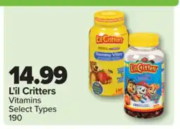 PharmaChoice L'il Critters Vitamins offer