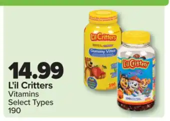 PharmaChoice L'il Critters Vitamins offer