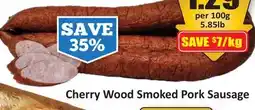 Starsky Cherry Wood Smoked Pork Sausage offer