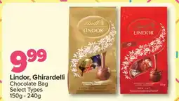 PharmaChoice Lindor, Ghirardelli Chocolate Bag offer