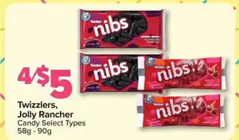 PharmaChoice Twizzlers, Jolly Rancher Candy offer