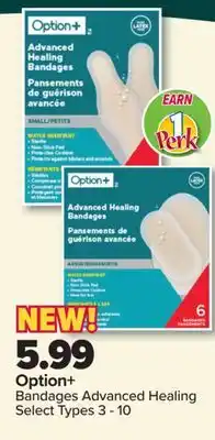 PharmaChoice Option + Bandages Advanced Healing offer