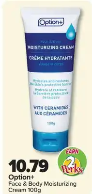 PharmaChoice Option+ Face & Body Moisturizing Cream offer