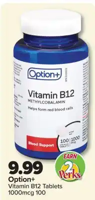 PharmaChoice Option+ Vitamin B12 Tablets offer