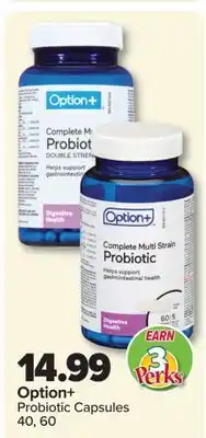 PharmaChoice Option+ Probiotic Capsules offer