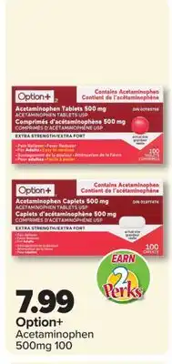 PharmaChoice Option+ Acetaminophen offer