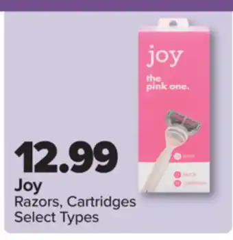 PharmaChoice Joy Razors, Cartridges offer