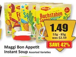 Starsky Maggi Bon Appetit Instant Soup offer