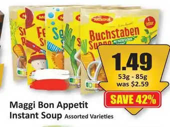 Starsky Maggi Bon Appetit Instant Soup offer