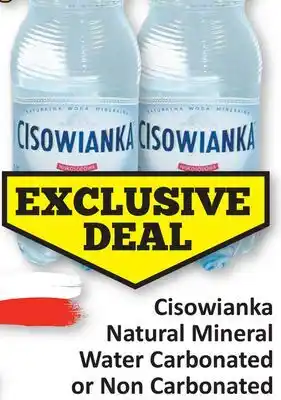 Starsky Cisowianka Natural Mineral Water Carbonated or Non Carbonated offer