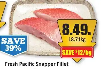 Starsky Fresh Pacific Snapper Fillet offer
