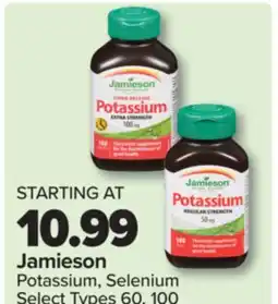 PharmaChoice Jamieson Potassium, Selenium offer