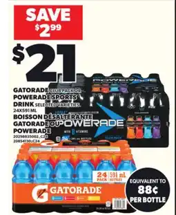 Independent City Market GATORADE CLUB PACK OR POWERADE SPORTS DRINK, 24X591 ML offer