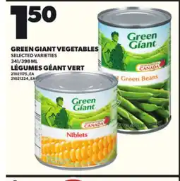 Independent City Market GREEN GIANT VEGETABLES, 341/398 ML offer