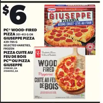 Independent City Market PC WOOD-FIRED PIZZA, 351-413G OR GIUSEPPE PIZZA, 439-785 G offer