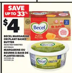 Independent City Market BECEL MARGARINE OR PLANT BASED BUTTER, 427/454 G offer