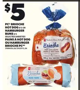 Independent City Market PAINS à HOT DOG OU HAMBURGER BRIOCHE PCM offer