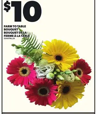 Independent City Market FARM TO TABLE BOUQUET offer