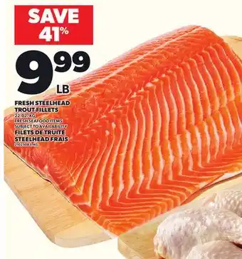 Independent City Market FILETS DE TRUITE STEELHEAD FRAIS offer
