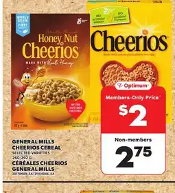 Independent City Market GENERAL MILLS CHEERIOS CEREAL, 260-292 G offer