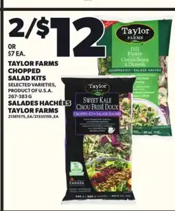 Independent City Market TAYLOR FARMS CHOPPED SALAD KITS, 267-383 G offer
