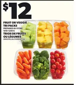 Independent City Market FRUIT OR VEGGIE TRI PACKS, 1010-1200 G offer