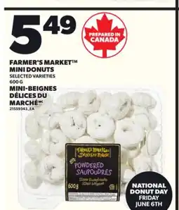 Independent City Market FARMER'S MARKET MINI DONUTS, 600 G offer