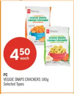 Shoppers Drug Mart PC VEGGIE SNAPS CRACKERS offer
