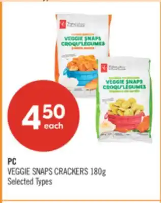 Shoppers Drug Mart PC VEGGIE SNAPS CRACKERS offer