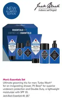Shoppers Drug Mart Jack Black Essentials Kit offer
