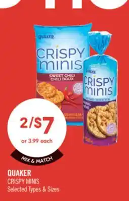 Shoppers Drug Mart QUAKER CRISPY MINIS offer