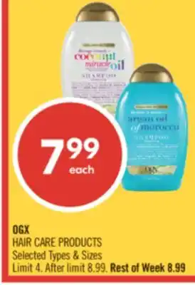 Shoppers Drug Mart OGX HAIR CARE PRODUCTS offer