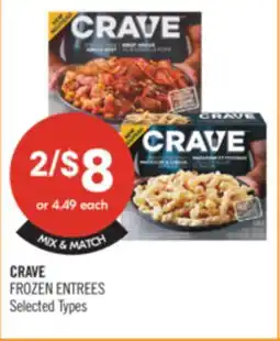 Shoppers Drug Mart CRAVE FROZEN ENTREES offer