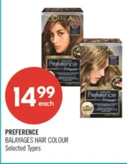Shoppers Drug Mart PREFERENCE BALAYAGES HAIR COLOUR offer