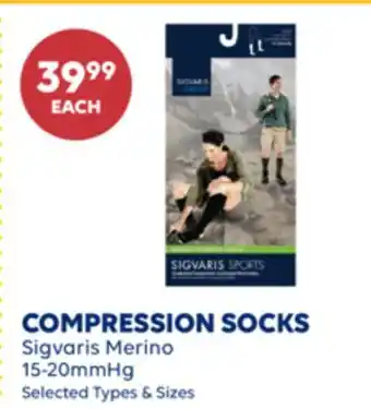 Wellwise by Shoppers COMPRESSION SOCKS Sigvaris Merino 15-20mmHg offer