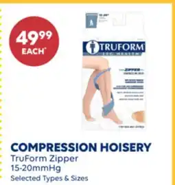 Wellwise by Shoppers COMPRESSION HOISERY TruForm Zipper offer