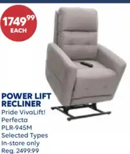 Wellwise by Shoppers POWER LIFT RECLINER offer