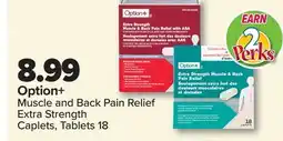 PharmaChoice Option+ Muscle and Back Pain Relief Extra Strength Caplets, Tablets offer