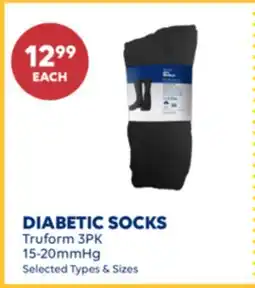 Wellwise by Shoppers DIABETIC SOCKS Truform 3PK offer